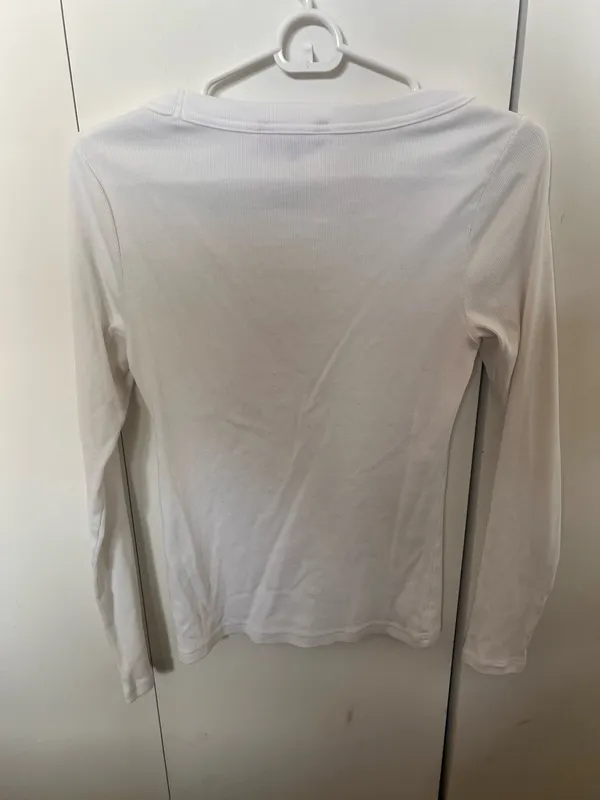 Long Sleeve Scoop Neck Banana Republic S - Image 2