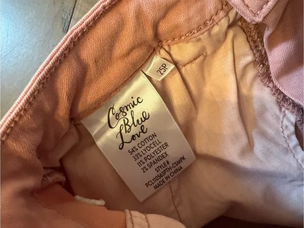 Cosmic Blue Love Size 25P Pink Pants - Image 3