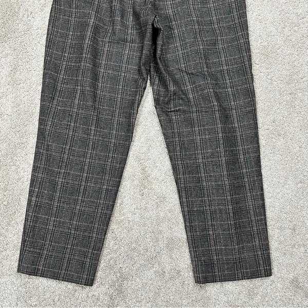Wilfred Wool Cashmere Blend Chambéry Plaid Pants Cropped Pleated Tartan Size 0 - Image 9