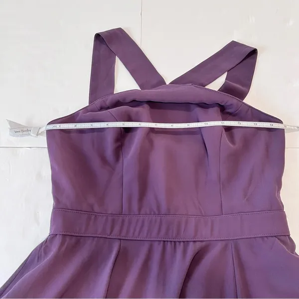 Lulus‎ Forevermore Dusty Purple Halter Sleeveless Skater Dress SMALL - Image 9