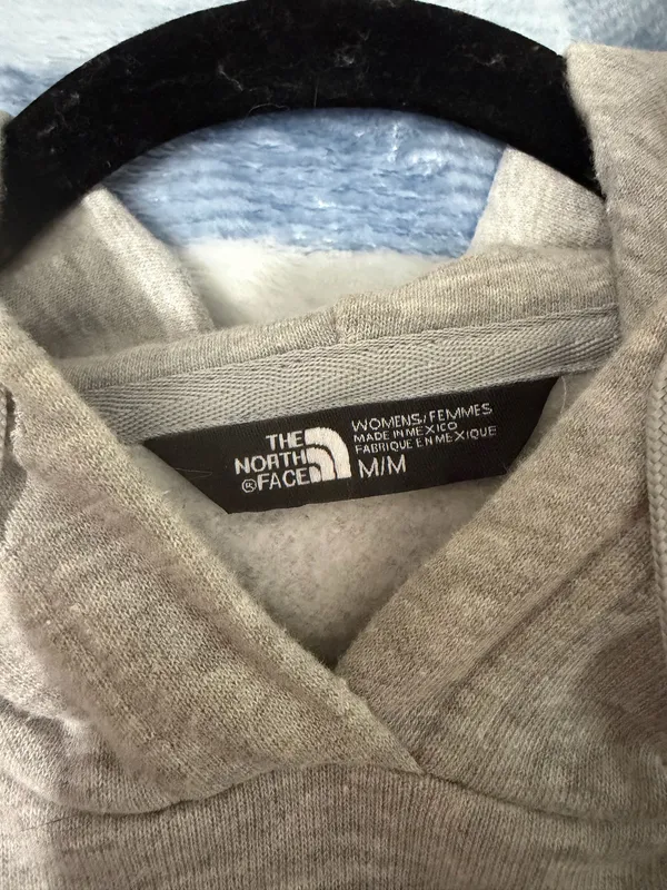 The North Face Light Gray Hoodie - Image 4