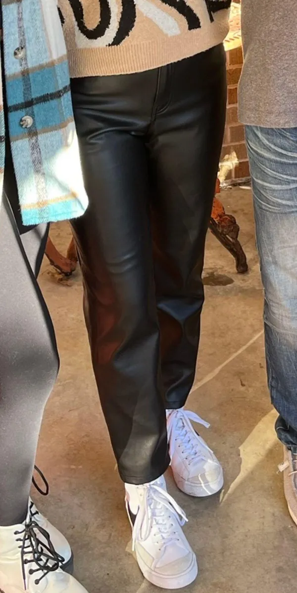 ZARA Leather Pants - Image 3