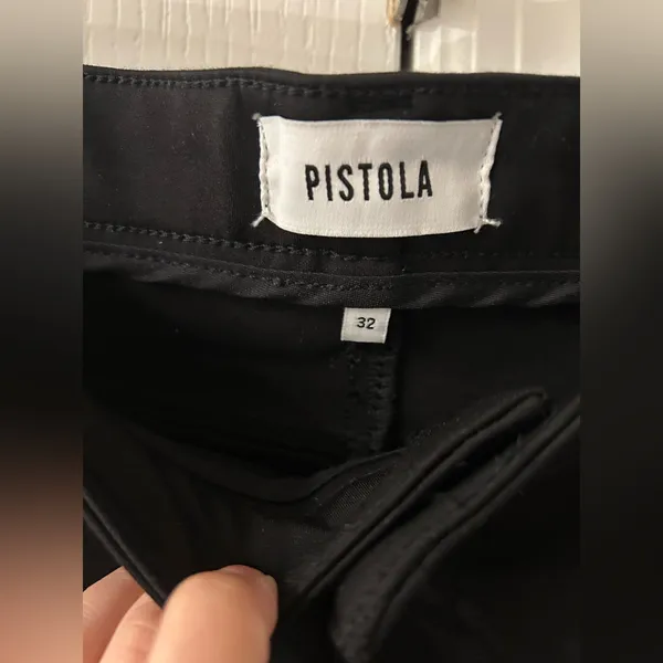 NWT Pistola Aline Night Out Black Pants Size 32 - Image 4