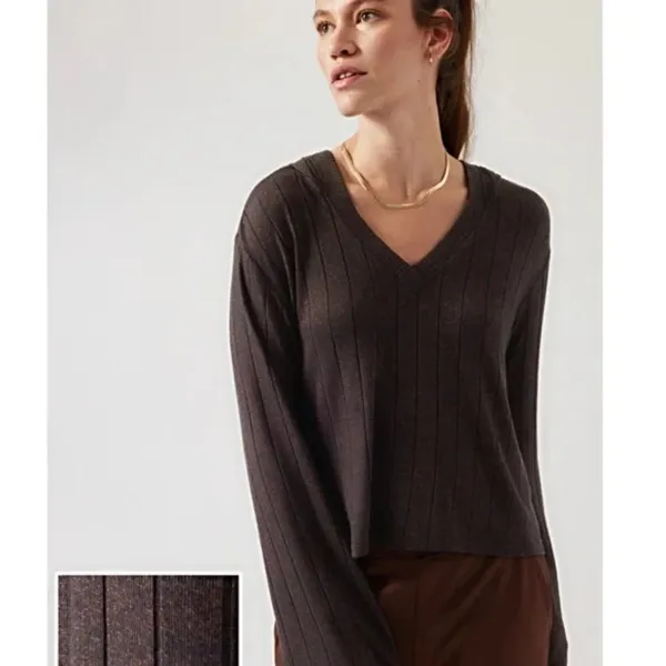 Athleta Black Speckled Harmony Pose Hoodie‎ Top - Image 2