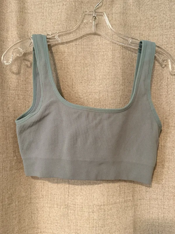 Avictia | Teal Set (Shorts & Top) Ribbed Collection | L - Image 2
