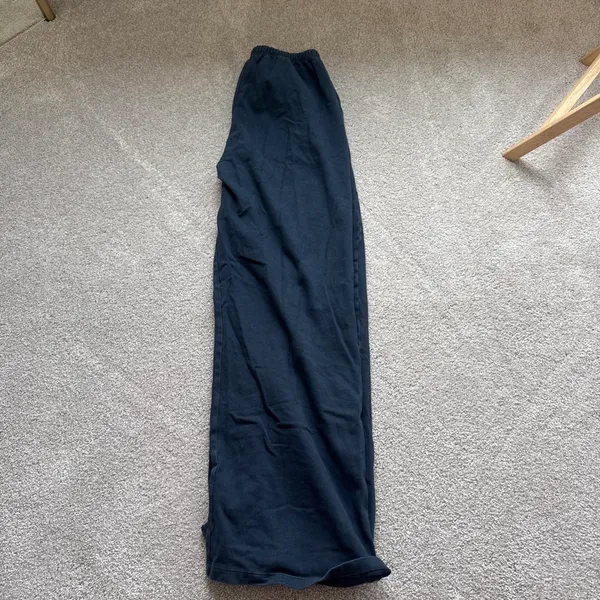 Navy Brandy Melville Straight-Leg Sweatpants - Image 2