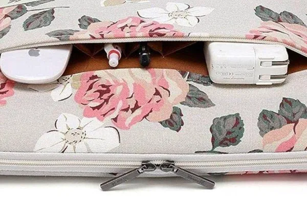 Canvaslife Women’s Padded Canvas Laptop Sleeve - Image 6