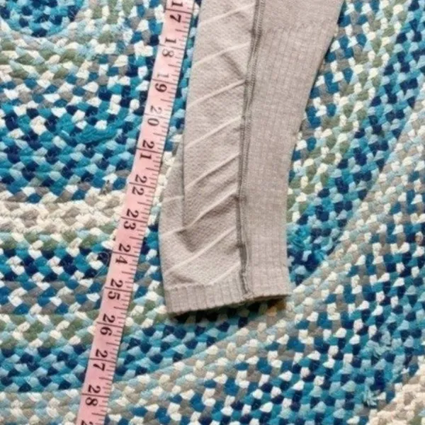 Blanqi Womens Belly Support Leggings Size Small Casual Comfort Maternity Gray - Image 7