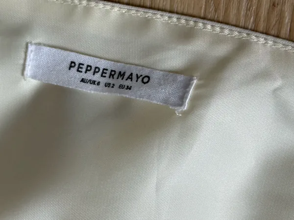 Peppermayo Cream Halter Button-Front Camisole - Image 3