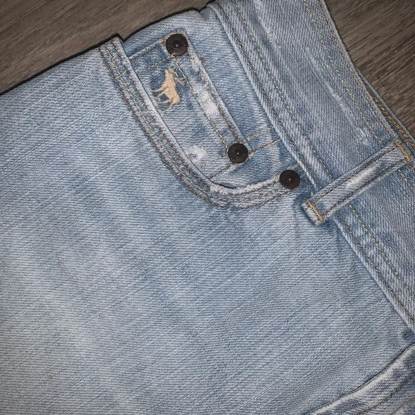 Vintage Abercrombie Mini Denim Skirt Junior - Image 4