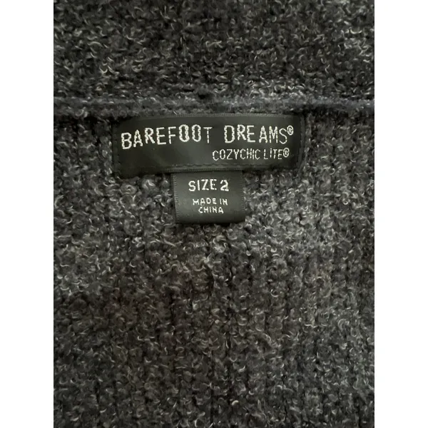 Barefoot Dreams CozyChic Lite Long Cardigan Charcoal brown Robe Style Size 2 - Image 5