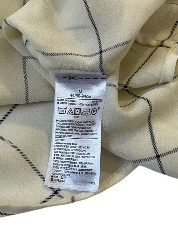 Banana Republic Women Size Medium Sleeveless Collared Lightweight #14-72 - Image 8