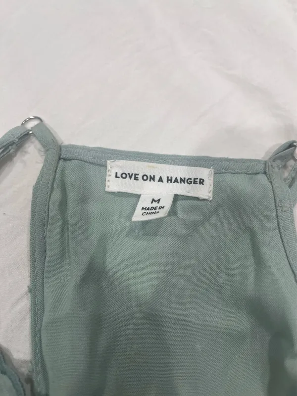 Love On A Hanger Green babydoll top - Image 3