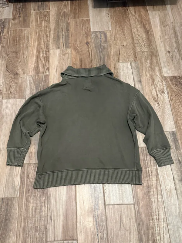 Aerie Down to Earth Oversized Quarter Zip Sweatshirt - Image 3