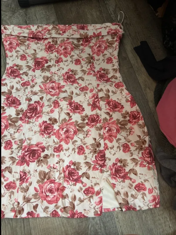 Altard State strapless floral dress size M - Image 2