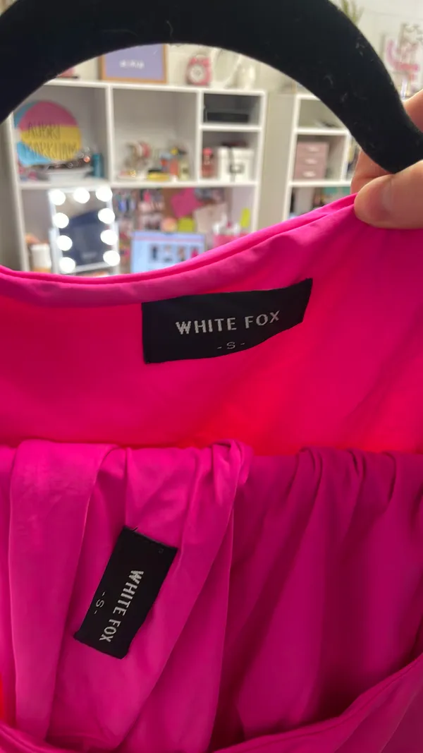 White Fox Crop Top Skirt Set Boutique - Image 3