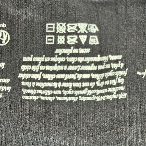Free People Movement Good Karma Seamless Leggings Black Acid Wash XS/S - Image 9