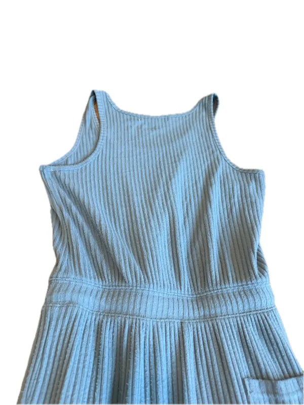 Spiritual Gangster Dusty Blue Ribbed Wide Leg Jumpsuit Racerback X-Small Women's - Image 10
