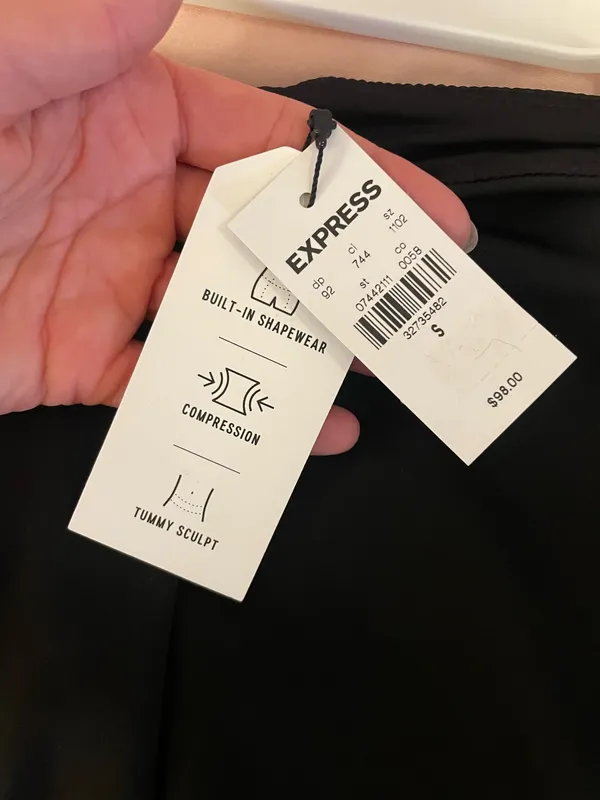 Express black high rise flare pants  - Image 3