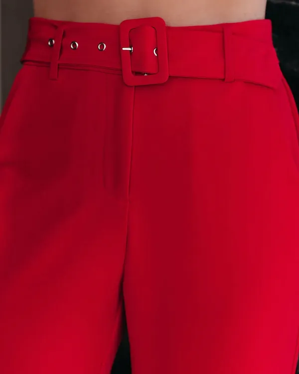 VICI NWT  Red Runway Flares - Image 5