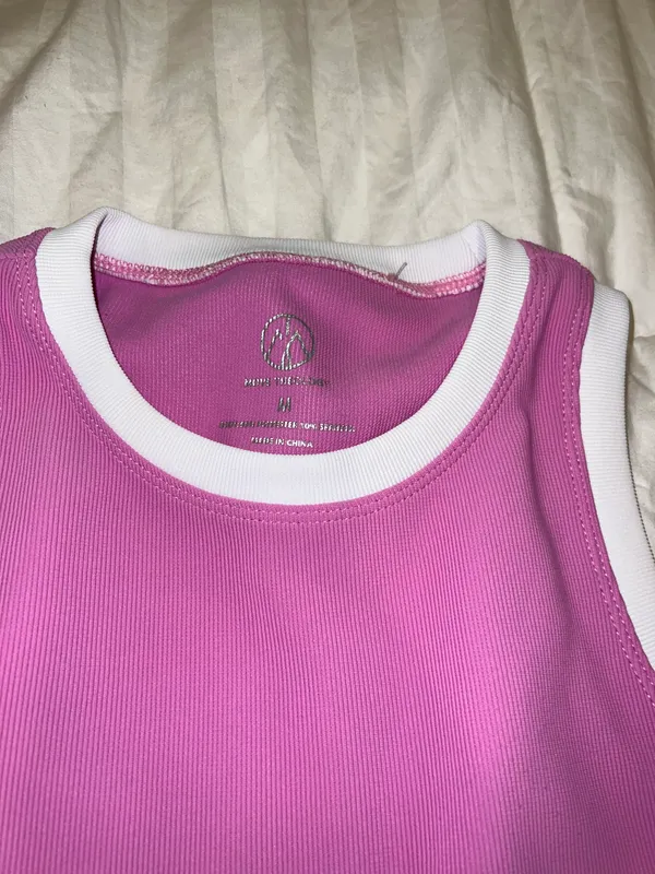 Pink Biker Shorts Set Size M - Image 2