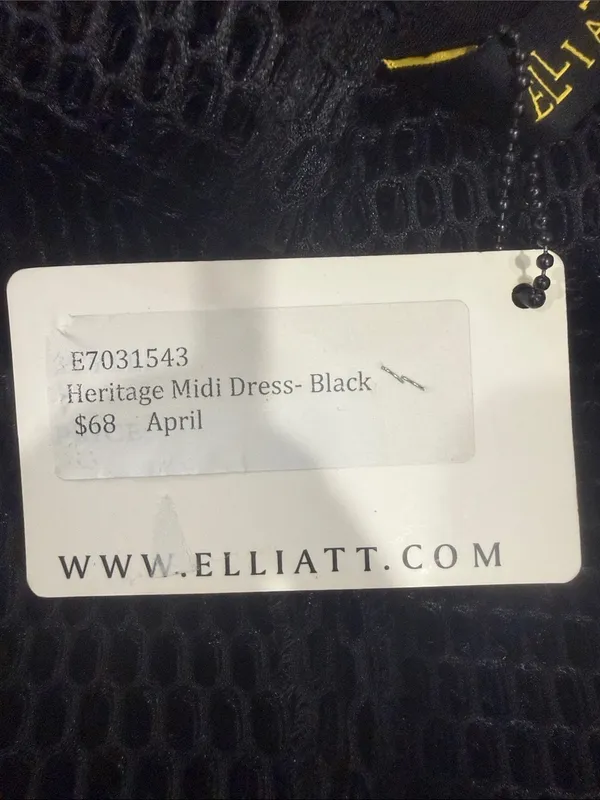 Elliatt Black Mesh-Inset Bodycon Dress - Image 11