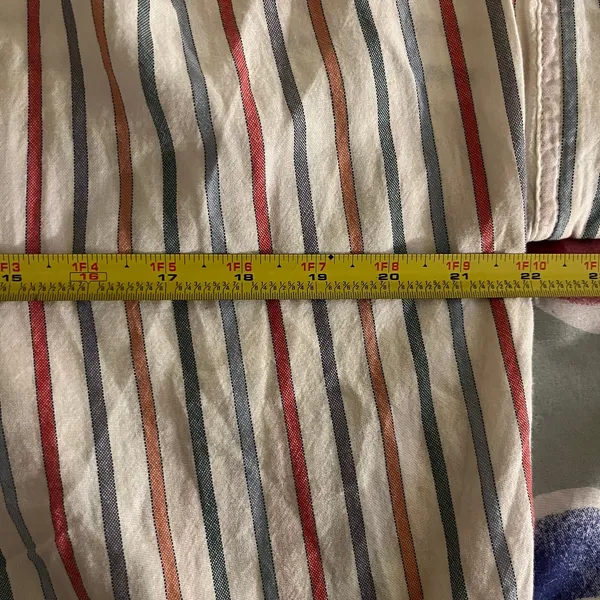 Madewell Women's Park Popover Shirt Rainbow Stripe Palo Multi Antique Cream XS - Image 7