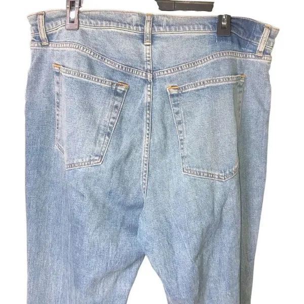 Abercrombie & Fitch Ankle Straight Ultra HR Medium Wash Jeans 18/34 #762 - Image 7