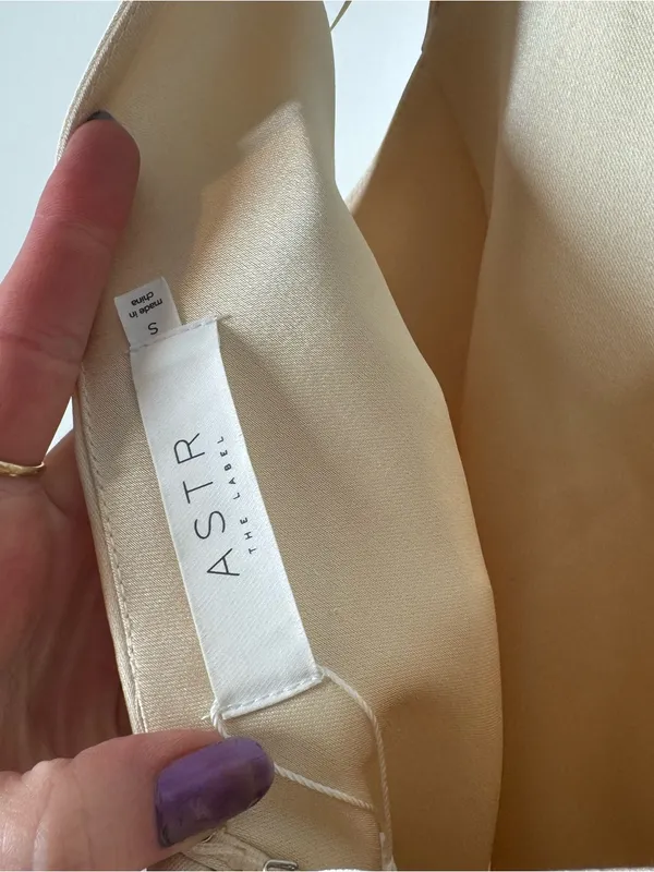 ASTR The Label Alisanne Satin Mini Dress size small bridal wedding‎ rehearsal - Image 3