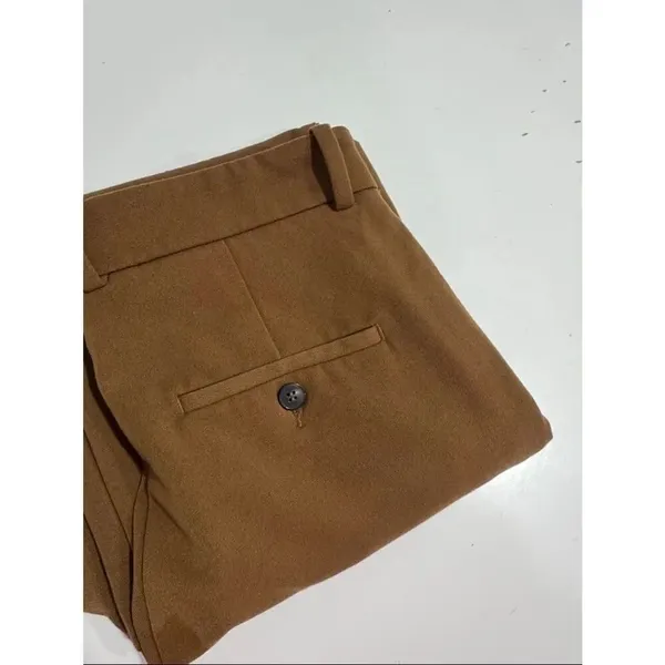 Zara Brown Flared Trousers EUC - Image 6