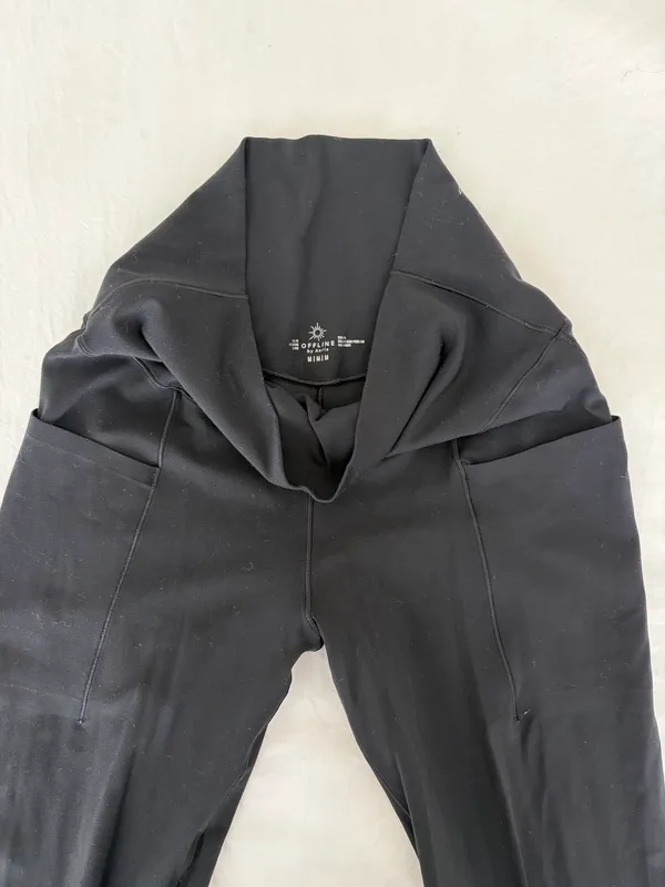 Aerie Leggings High-Waisted Black - Image 3