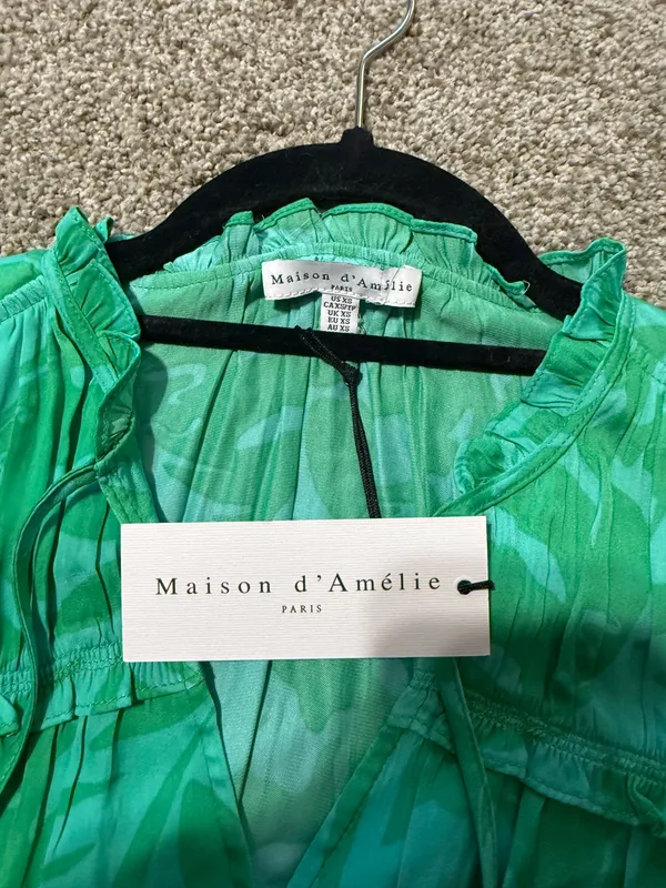 Madison d’Amelie Top Green Size XS - Image 2