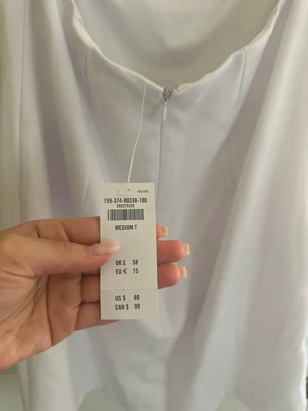 White Abercrombie Dress - Image 5