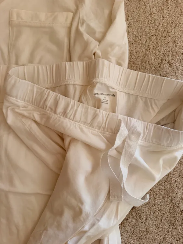 Amazon White Long PJ Set - Image 3