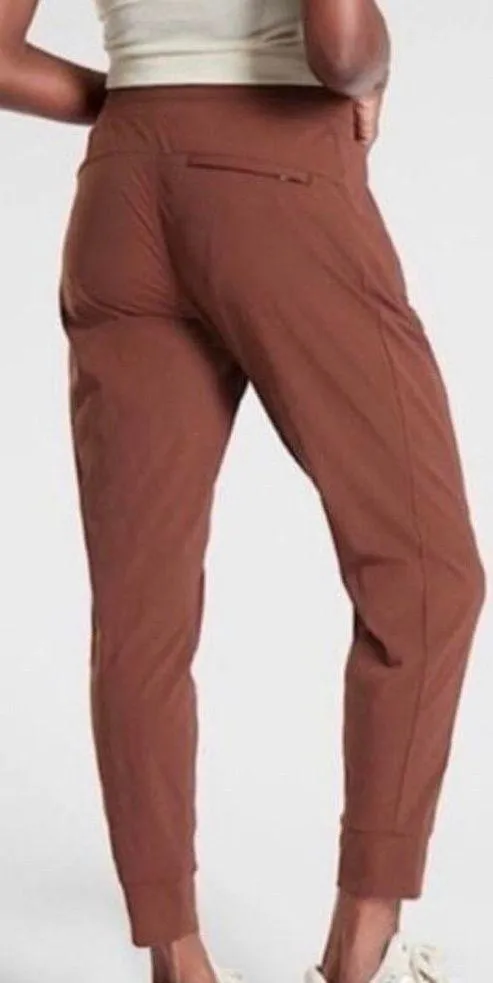 Trekkie North Joggers In Rust Red - Image 2