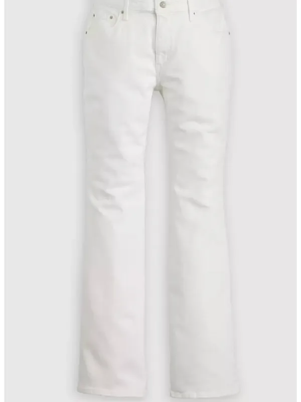 New Levi's 26x30 726 High Rise Flare Women's Jeans Soft Clean White Label - Image 6
