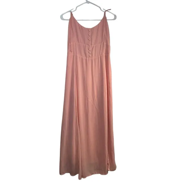 Abercrombie & Fitch Pink Maxi Dress - Size L - Image 6