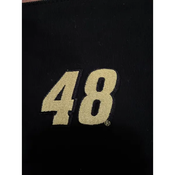 Race Ready Lady Nascar Canvas Zippered Bag #48 Black - Image 2