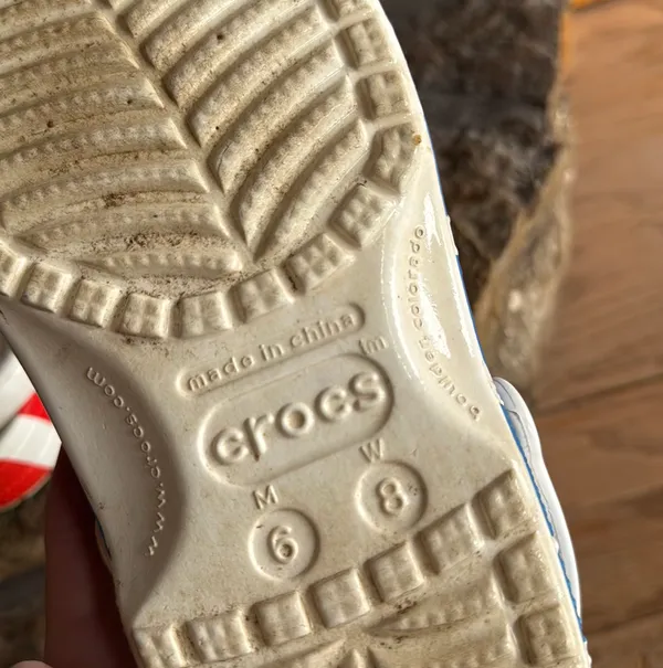 Crocs Red White And Blue - Image 5