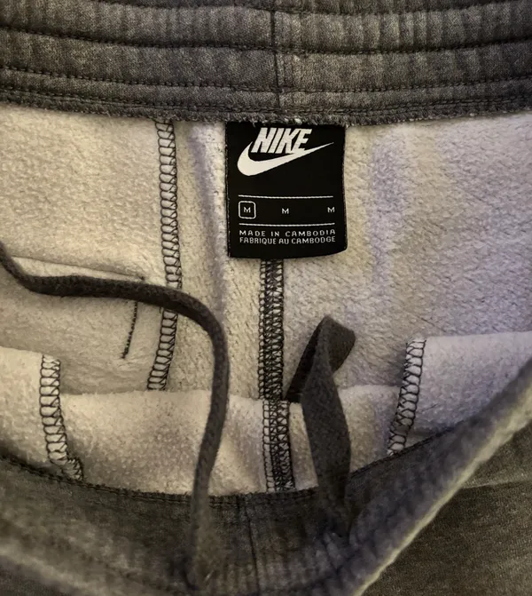 Grey Fleece Joggers - Image 3