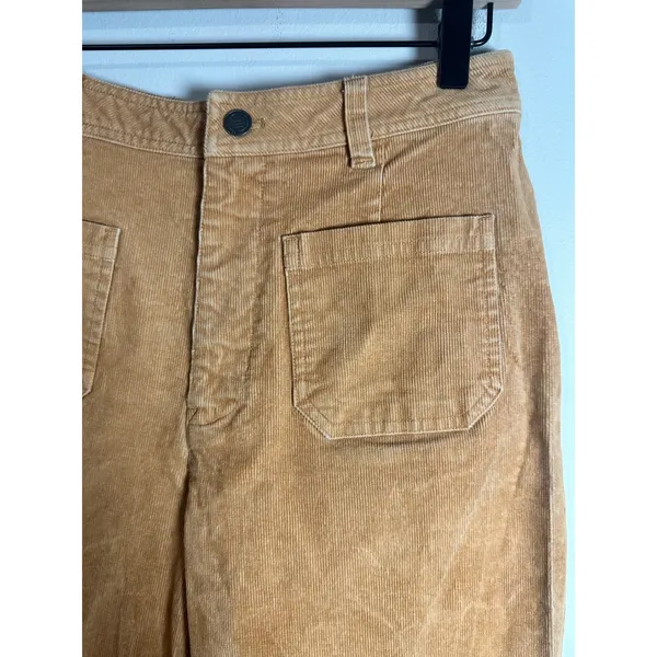 United‎ By Blue Organic Corduroy Wide Leg Pant Tan High Rise Gorpcore Size 28 - Image 5