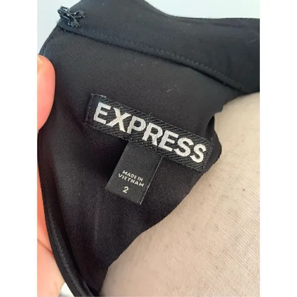 Express black dress size 2 sexy going out - Image 3