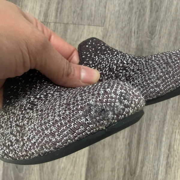 Rothy's Black and Gray Speckled Flats Size 6 Women’s ShimmerKnit Ombre Shoes - Image 7