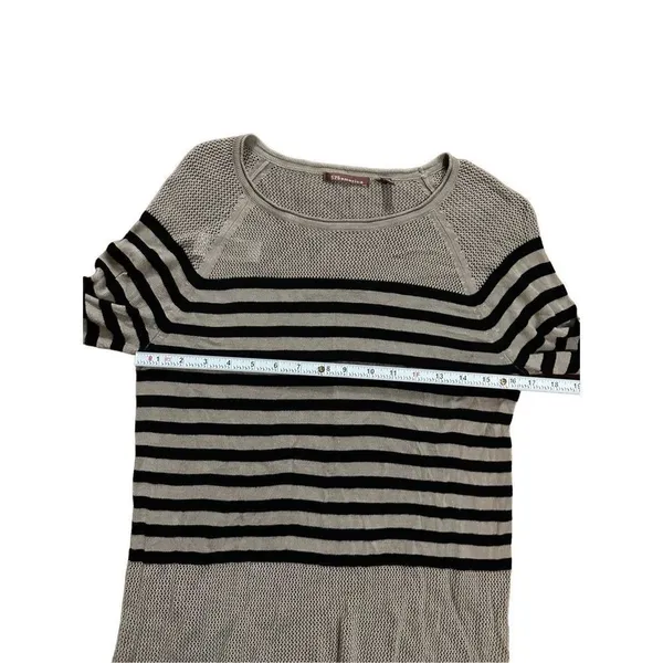525 America black & light brown‎ knit sweater sz small - Image 5