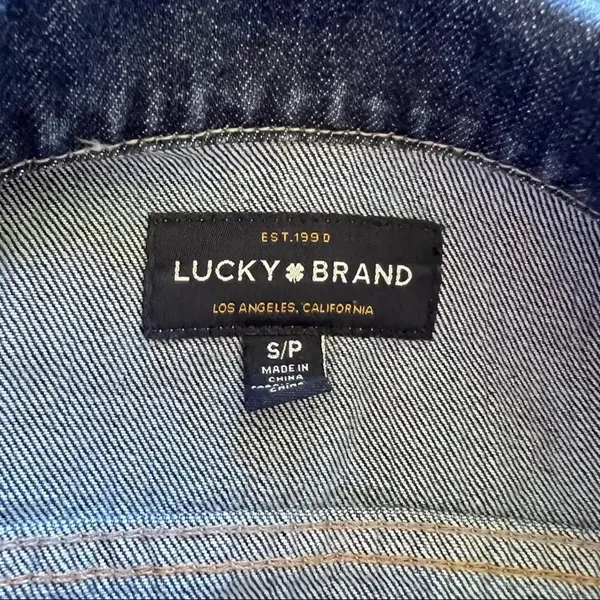 Lucky Brand “Tomboy Trucker” Denim Blue Jean Jacket‎ - Image 8