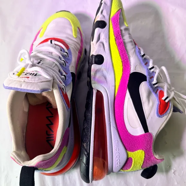 Nike Purple and White Sneakers - Image 10