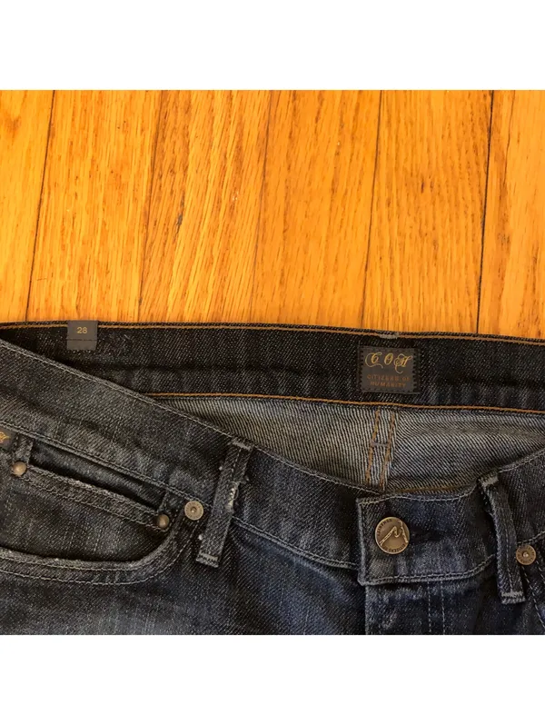Citizens of Humanity Women's Morrison Slim Dark Wash Bootcut Jeans - Size 28 - Image 5
