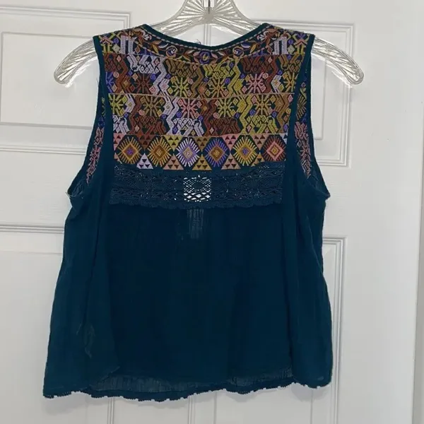 Free People Embroidered Lohri Crop Top - Image 11