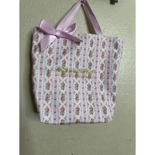 LoveShackFancy x Superga Floral Bow Tote Bag NWOT Limited Edition Coquette - Image 4