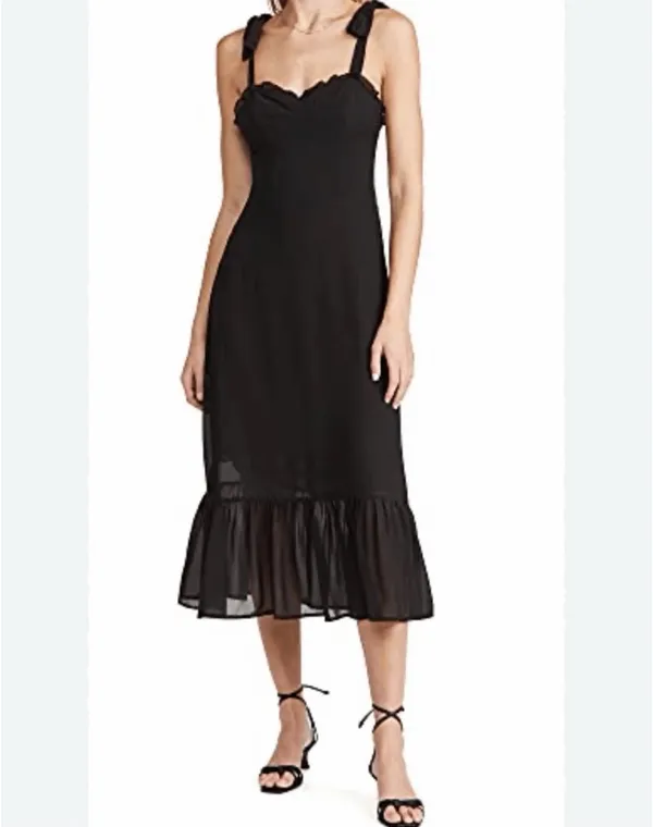 o.p.t black midi dress Size L - Image 5